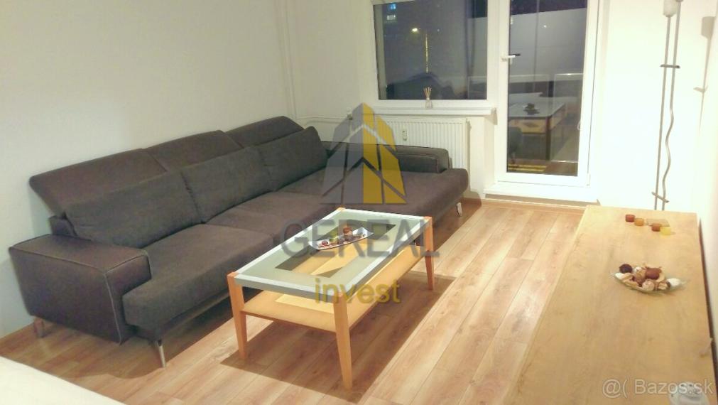 NA PRENÁJOM, 1- izbový zariadený byt s balkónom