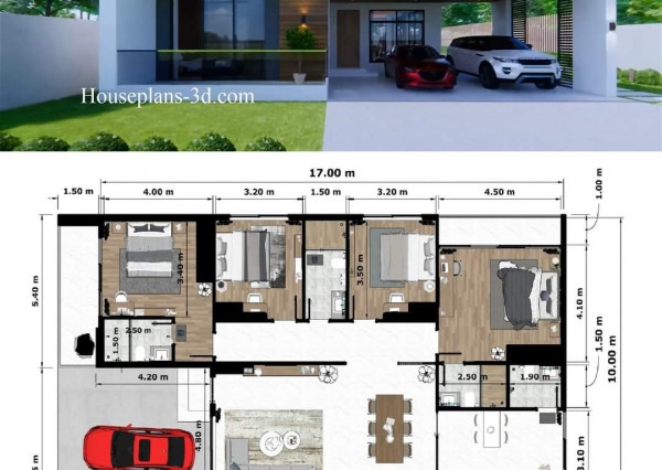 PRIPRAVUJEME | Moderný 4-spálňový bungalov v obci Palín | Realitná kanceláři Bývajte s Nami!