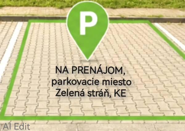 Na prenájom - parkovacie miesto, Košice III.